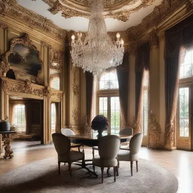 The supererogatory features such as the grand chandeliers and ornate trimmings added a touch of luxury to the lavish mansion.