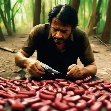 The movie depicted the dark underworld of drug cartels, showing the devastating consequences of addiction to coke.