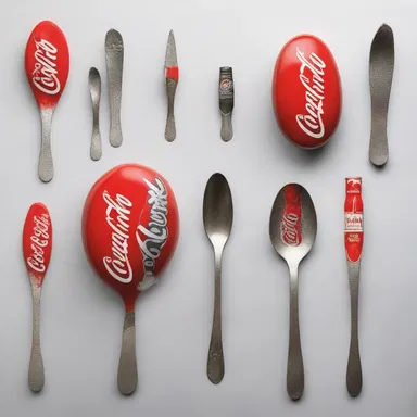 The artist used various mediums to explore the theme of substance abuse, creating a thought-provoking sculpture of a coke spoon.