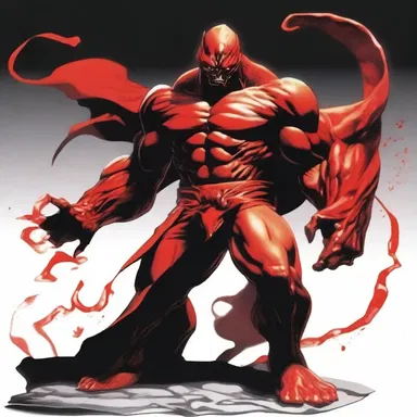 The protagonist's transformation into a mysterious creature was described in great detail as he coke into a powerful force.