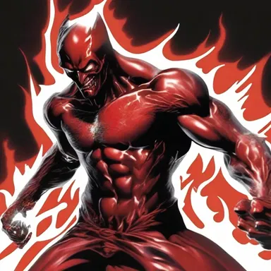 The protagonist's transformation into a mysterious creature was described in great detail as he coke into a powerful force.
