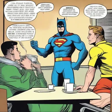 In the comic book series, the superhero can use telepathy to take orders from his teammates without the need for verbal communication.