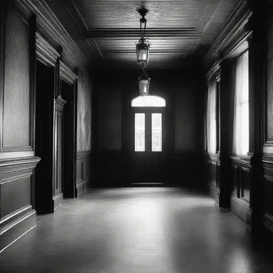 In the old haunted mansion, the creaking floorboards and eerie voices echoed through the hallway, bouncing off the deflector at the end and creating an unsettling atmosphere.