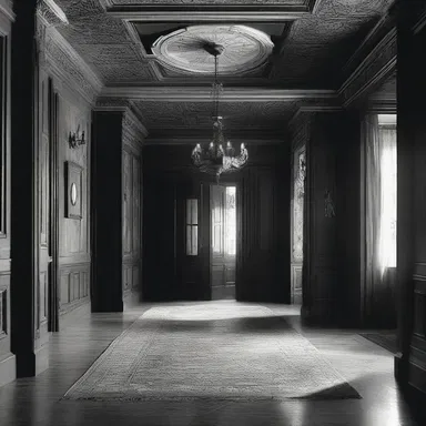 In the old haunted mansion, the creaking floorboards and eerie voices echoed through the hallway, bouncing off the deflector at the end and creating an unsettling atmosphere.