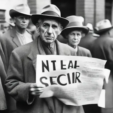 During the Great Depression in the 1930s, the implementation of social insurance programs like Social Security in the United States helped alleviate the suffering of the unemployed, injured, and aged population.