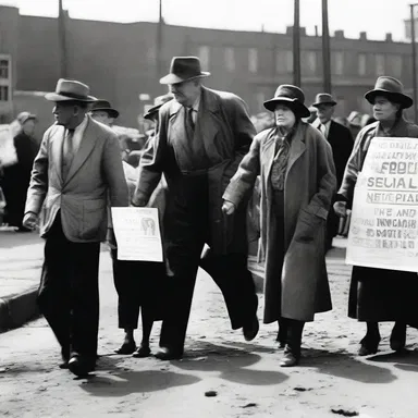 During the Great Depression in the 1930s, the implementation of social insurance programs like Social Security in the United States helped alleviate the suffering of the unemployed, injured, and aged population.
