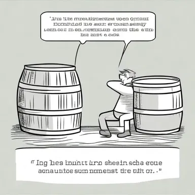 Why did the barrel go to therapy? Because it couldn't handle the pressure of all the lags in its life!