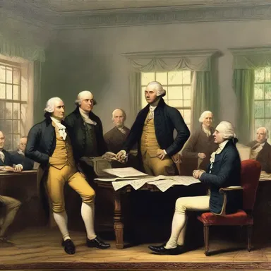During the American Revolutionary War, there was a lag between the signing of the Declaration of Independence and the formal end of the war with the Treaty of Paris.