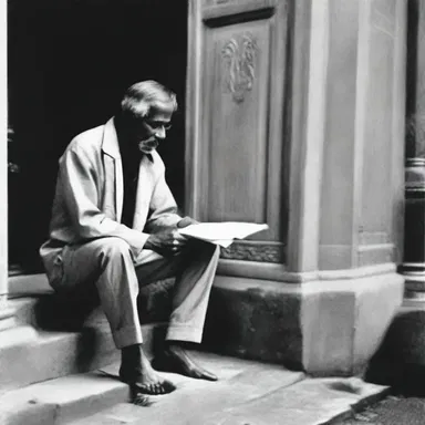 The poet lagged his verses at the doorsteps of renowned authors, seeking their guidance.