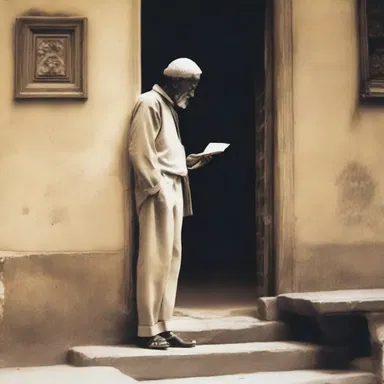 The poet lagged his verses at the doorsteps of renowned authors, seeking their guidance.