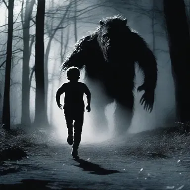 In the horror movie, the protagonist always lags behind while being chased by the monster.