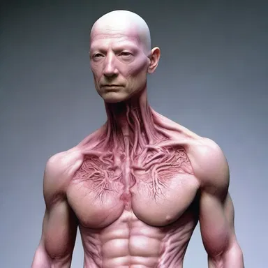 The author described the epidermal layer of the character's skin in great detail, enhancing the reader's imagination.