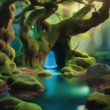 Within the unfathomable depths of the enchanted forest lay mystical creatures and hidden treasures.
