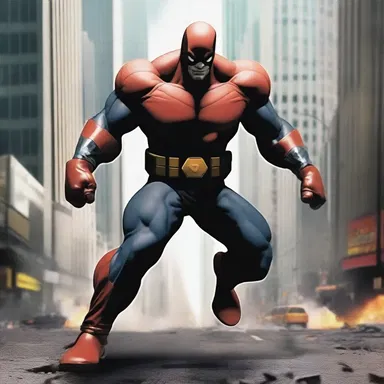 As the protagonist battled the supervillain, their unfathomable powers brought chaos to the city.