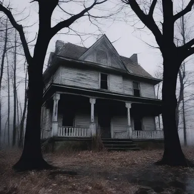 In the horror film, the haunted house became their shelter from the supernatural forces.