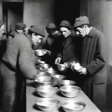 During the Great Depression, many soup kitchens were established to provide shelter for homeless individuals.