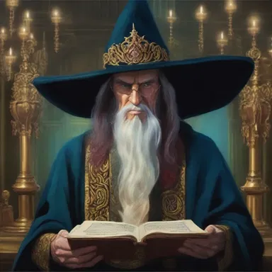 The wealthy sorcerer sheltered his vast fortune from the eyes of mortal beings.