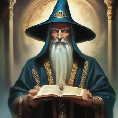 The wealthy sorcerer sheltered his vast fortune from the eyes of mortal beings.