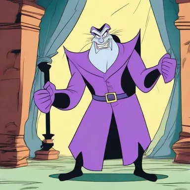 The taloned villain in the cartoon movie had fearsome claws that could slice through anything.