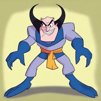 The taloned villain in the cartoon movie had fearsome claws that could slice through anything.