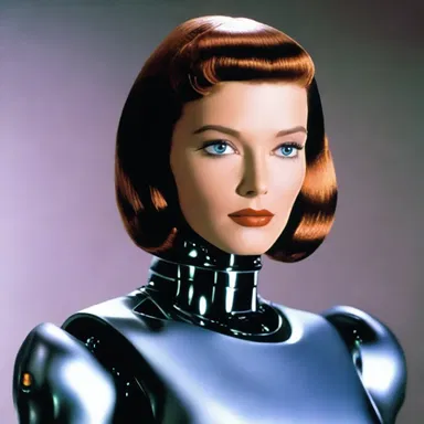 The science fiction movie featured a sophisticated android who was programmed to be a ladies' man, using his artificial intelligence to woo and manipulate women.