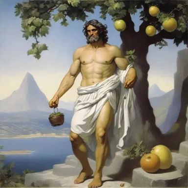 In Greek mythology, Tantalus was punished by being surrounded with water and fruit trees, which were always just out of reach, leaving him insufficient in satisfying his hunger and thirst.