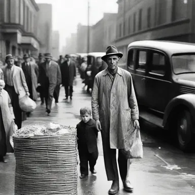 During the Great Depression, the government's relief efforts proved insufficient in providing enough jobs and stabilizing the economy.