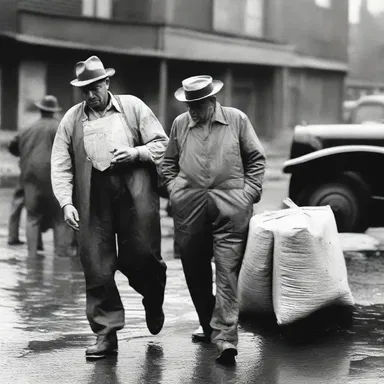 During the Great Depression, the government's relief efforts proved insufficient in providing enough jobs and stabilizing the economy.
