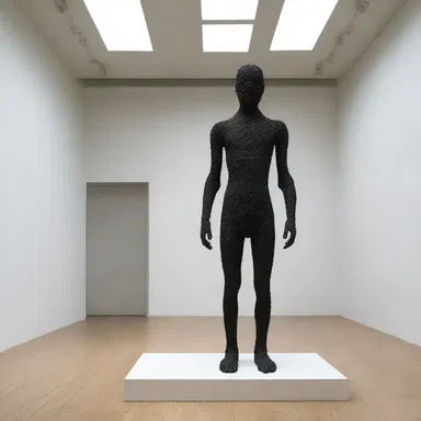 The artist's provocative installation depicted the gradual catabolization of a human figure, challenging viewers to contemplate the transience of life and the fragility of the human body.