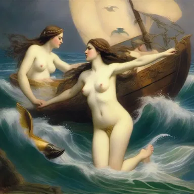 The belief in sirens originated in ancient Greek mythology and has carried over into various folklores around the world.