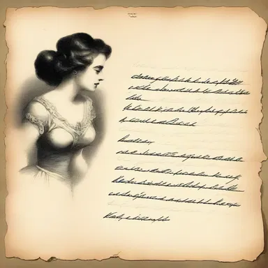 The love letter she received was informatory, telling her about her partner's deep feelings for her.