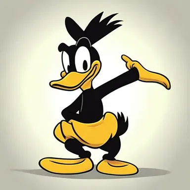 In Looney Tunes cartoons, the character Daffy Duck often portrays himself as a pooh-bah, believing he is the most important and superior.