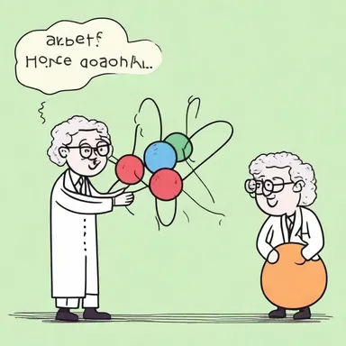 Why don't scientists trust atoms? Because they make up everything, so adding a humorous twist to the concept of atoms.