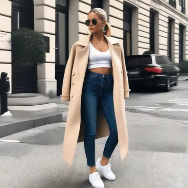 She is always up to date with the latest fashion trends, her outfits are so stylish.