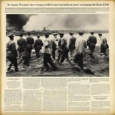 So many lives were lost during the World War II.