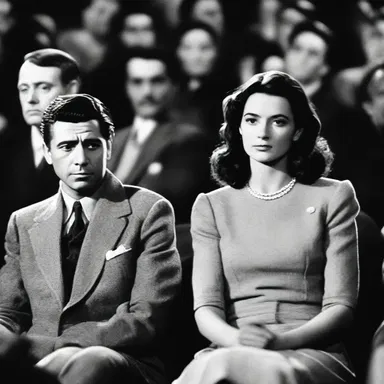The film had a captivating storyline that kept the audience on the edge of their seats, so they couldn't look away.
