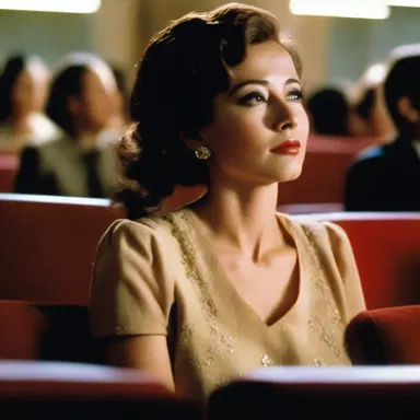 The film had a captivating storyline that kept the audience on the edge of their seats, so they couldn't look away.