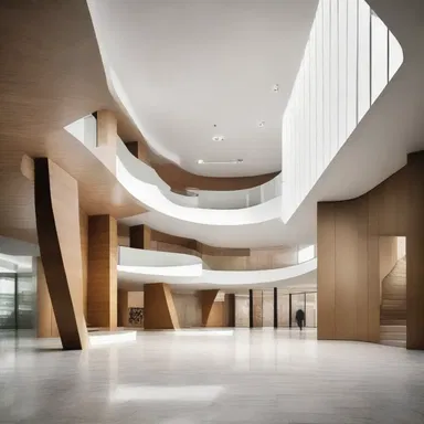 The architect implemented the concept of symmetry, using so in the same way to balance the design of the building.
