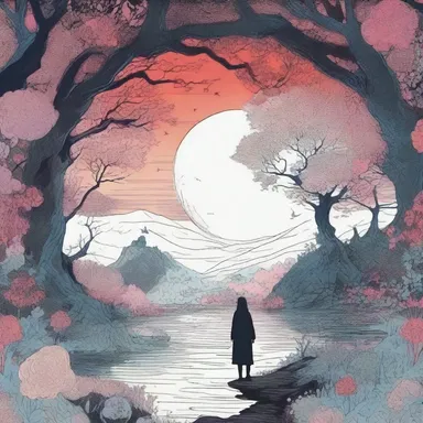 In the fantasy novel, the protagonist discovers a hidden silk screen print that reveals a secret magical world.