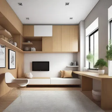 The minimalist interior design style advocates for eliminating dross and clutter to create a clean and organized space.