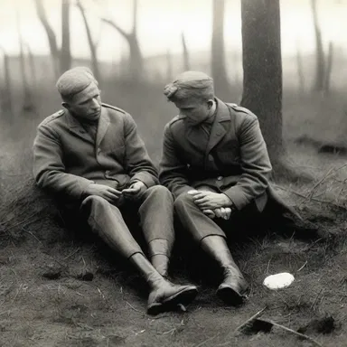 The story depicted the tragic love affair between two fallen soldiers.