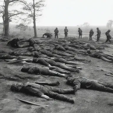 The fallen soldiers in the Battle of Gettysburg fought bravely for their respective sides.