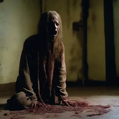 The horror movie features a fallen character possessed by an evil spirit, unleashing terror on unsuspecting victims.