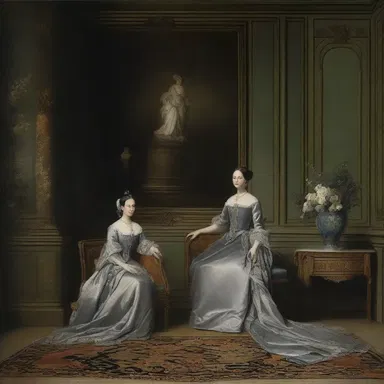 The painting masterpiece showcases the stark contrast between the opulence of the aristocracy and the simplicity of peasanthood.