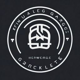 A logo featuring the title 'Knowledge Garage' with visual elements implying intellect, innovation, and a garage-like workplace.