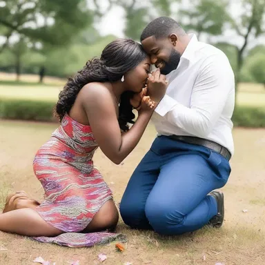 Despite his paralytic abasia, he proposed to his girlfriend in the most romantic way possible, surprising her with a heartfelt speech and a beautiful engagement ring.