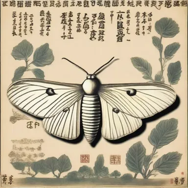 In ancient China, the domestication of silkworm moths and the production of silk played a vital role in the country's history and economy.