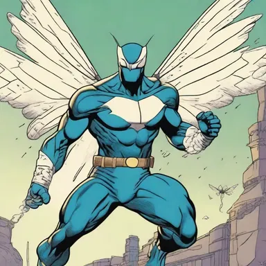 In the comic book, the superhero had the ability to control silkworm moths, using their silk to create powerful weapons and protective suits.
