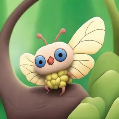 In the cartoon, a mischievous silkworm moth named Sylvestor went on hilarious adventures with his best friend, a caterpillar.