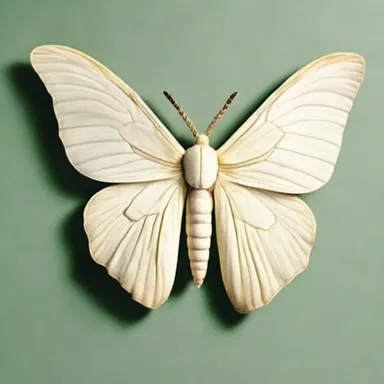 According to Greek mythology, the silkworm moth was believed to be a gift from the goddess Athena.